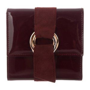 Cartier patent leather wallet
